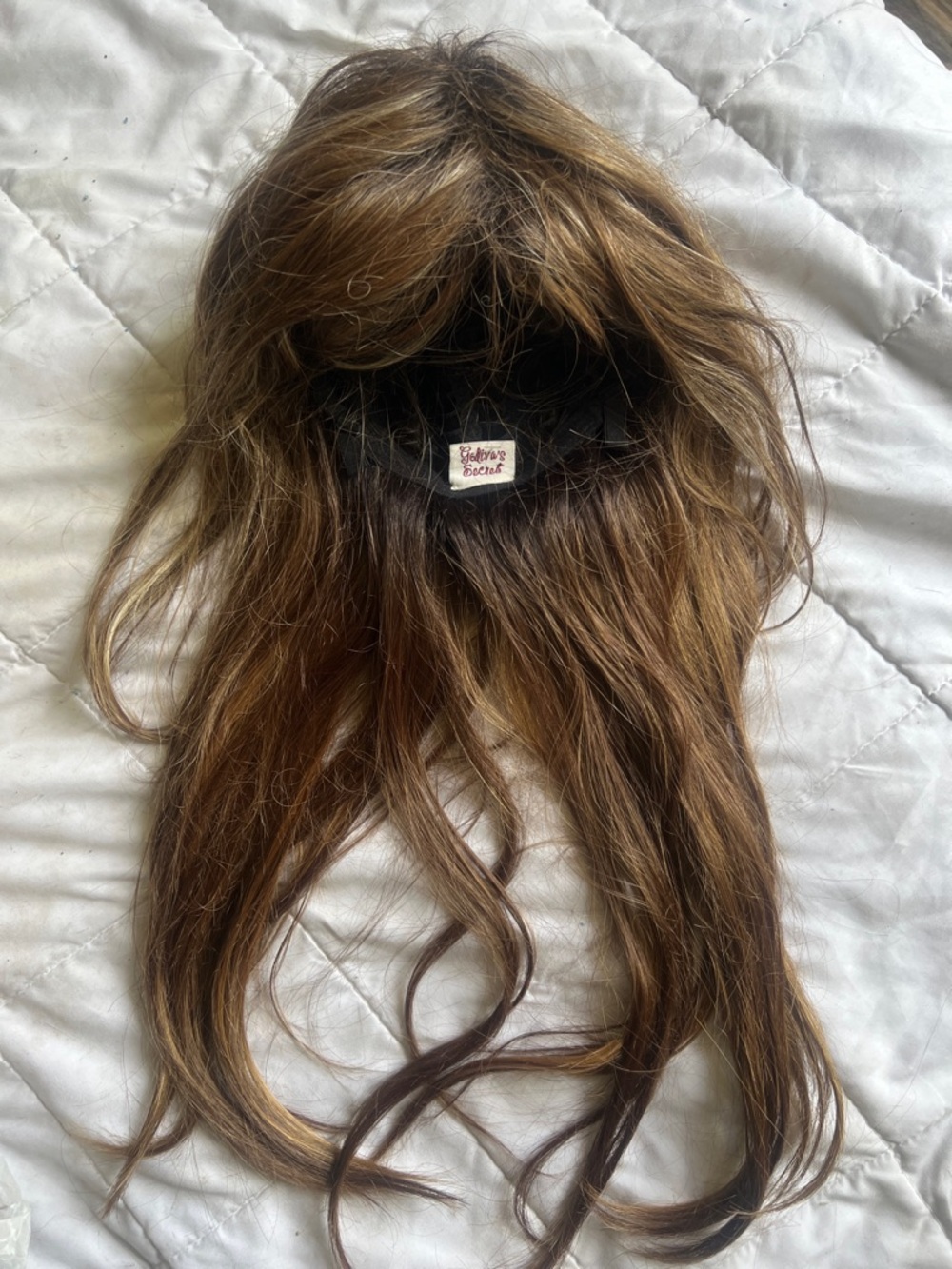 BROWN LAYERED WAVY LONG HAIR WOMENS WIG
